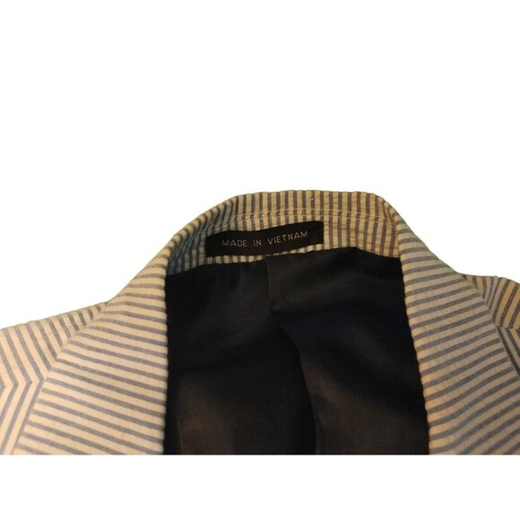 Mens navy blue LINEA UOMO blazer 2 pieces sport suit coat wool two 34W 30L - Picture 7 of 16